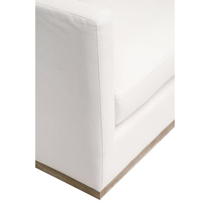 Stitch & Hand - Upholstery Transitional Siena 96" Plinth Base Sofa
