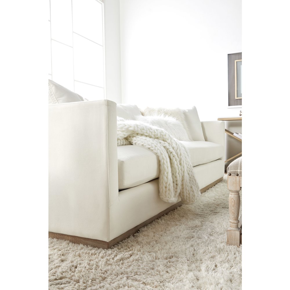 Stitch & Hand - Upholstery Transitional Siena 96" Plinth Base Sofa