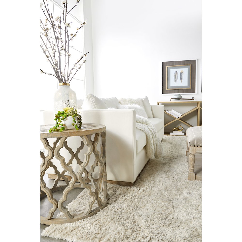 Stitch & Hand - Upholstery Transitional Siena 96" Plinth Base Sofa