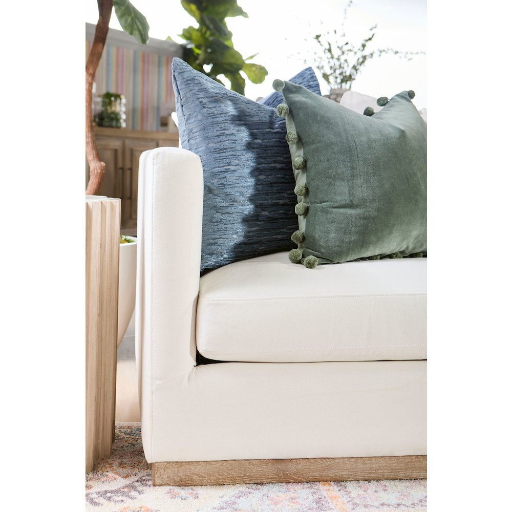 Stitch & Hand - Upholstery Transitional Siena 96" Plinth Base Sofa