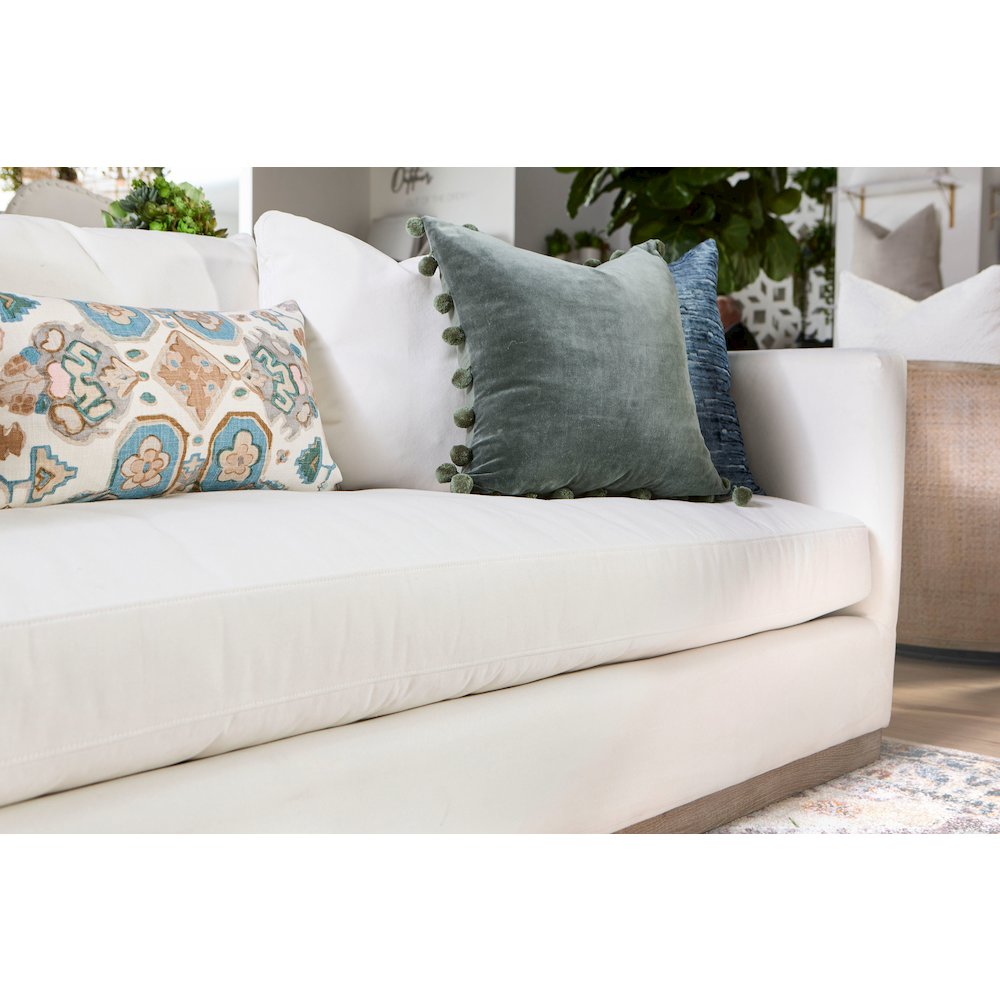 Stitch & Hand - Upholstery Transitional Siena 96" Plinth Base Sofa