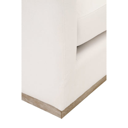 Stitch & Hand - Upholstery Transitional Siena Plinth Base Sofa Chair