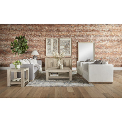 Stitch & Hand - Upholstery Transitional Siena Plinth Base Sofa Chair