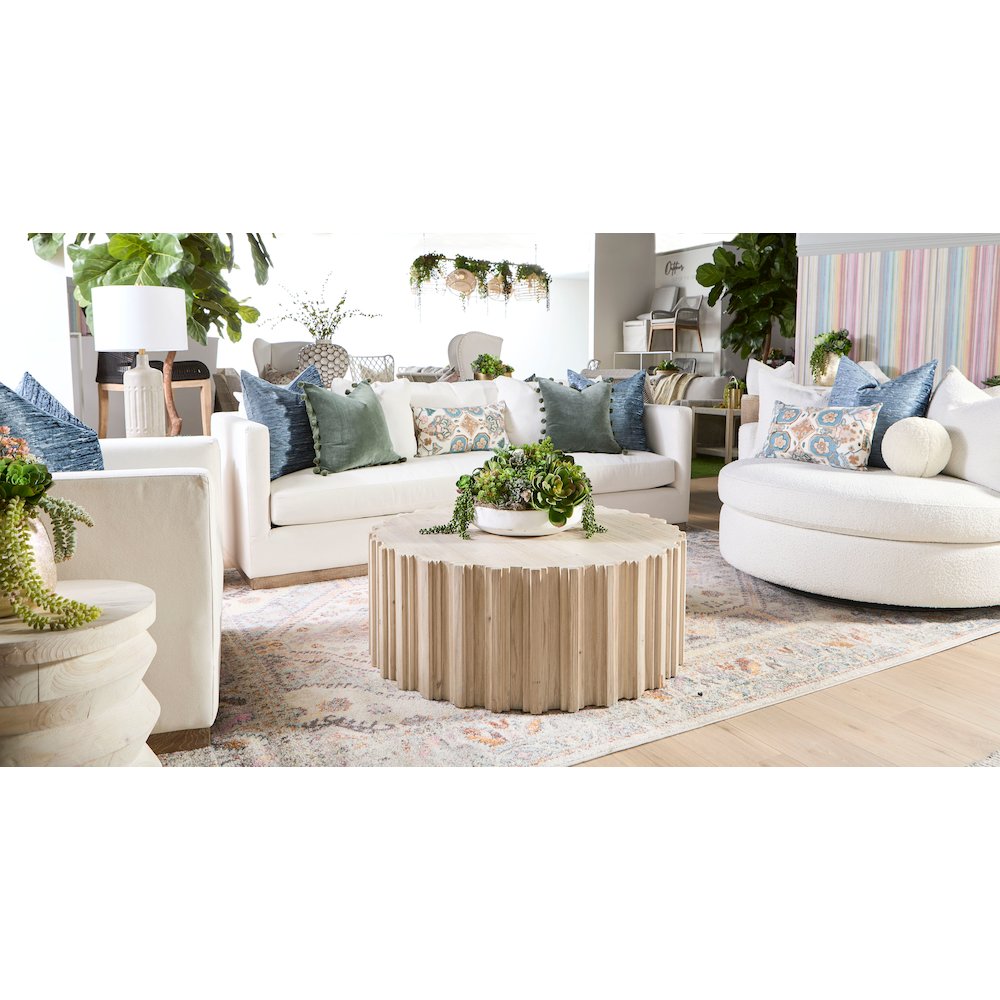 Stitch & Hand - Upholstery Transitional Siena Plinth Base Sofa Chair