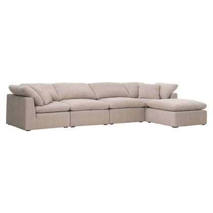 Stitch & Hand - Upholstery Transitional Sky Modular Armless Chair