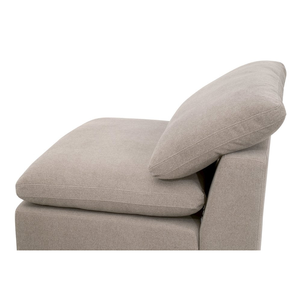 Stitch & Hand - Upholstery Transitional Sky Modular Armless Chair