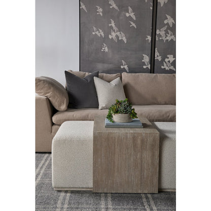 Stitch & Hand - Upholstery Transitional Sky Modular Armless Chair