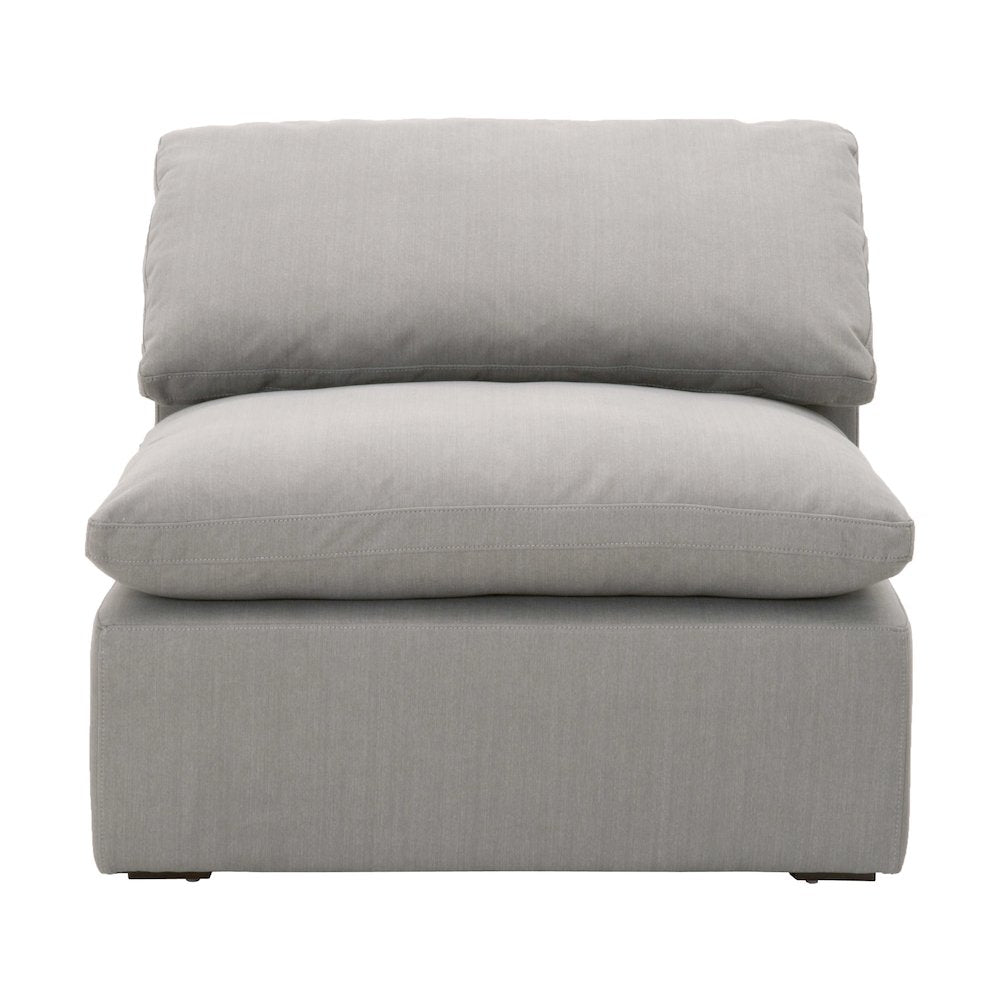 Stitch & Hand - Upholstery Transitional Sky Modular Armless Chair