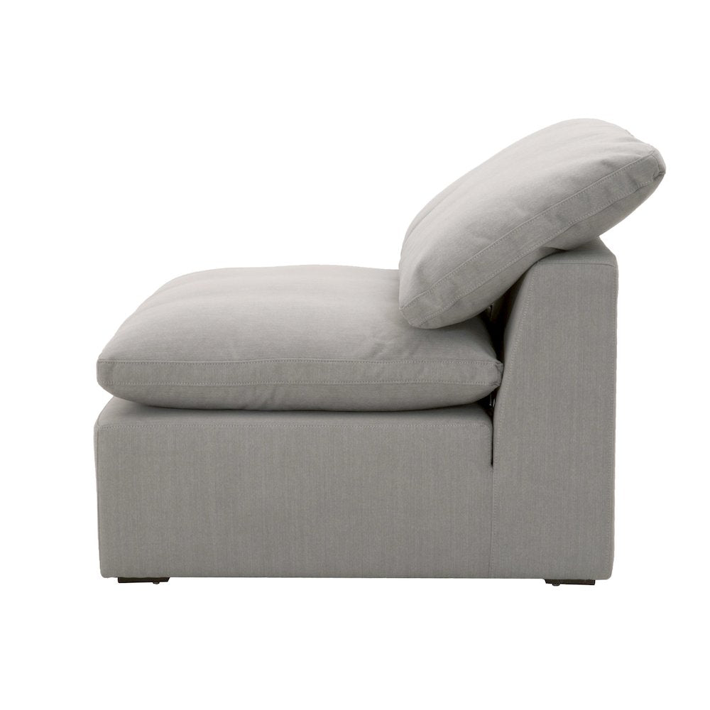 Stitch & Hand - Upholstery Transitional Sky Modular Armless Chair