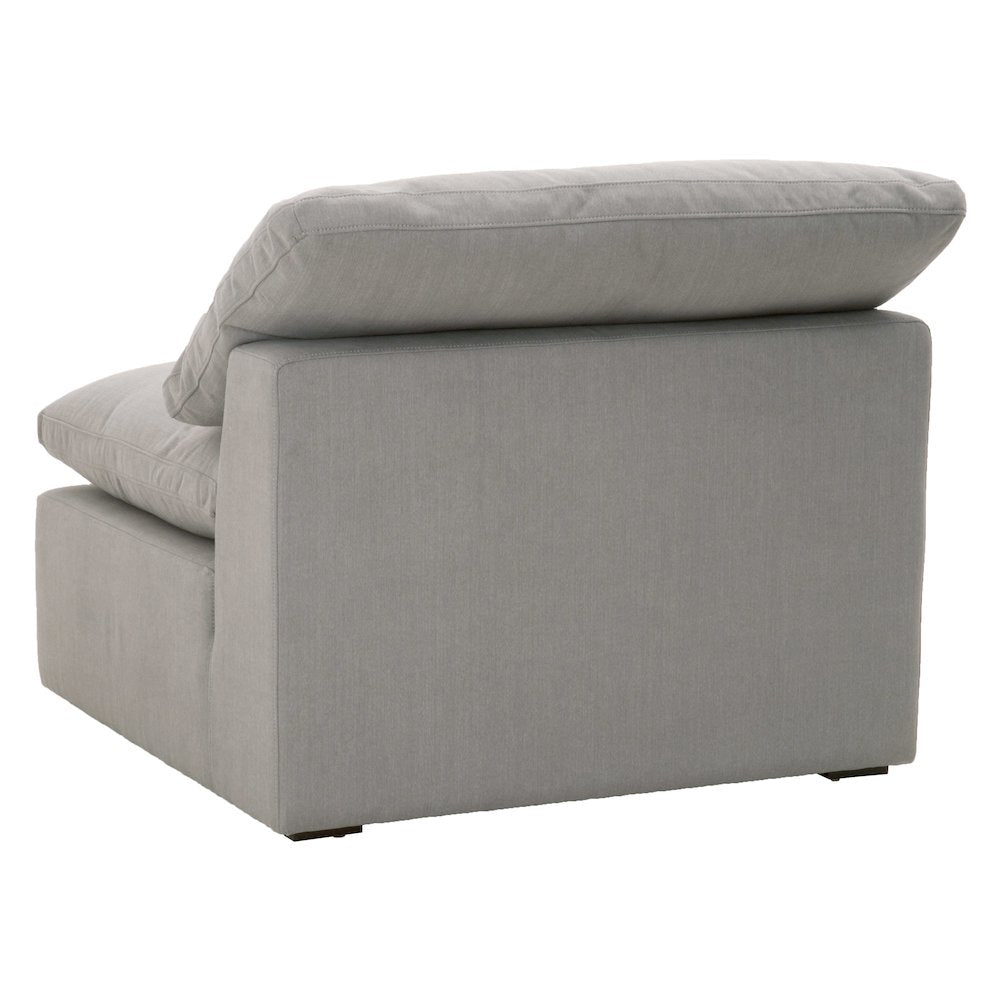 Stitch & Hand - Upholstery Transitional Sky Modular Armless Chair