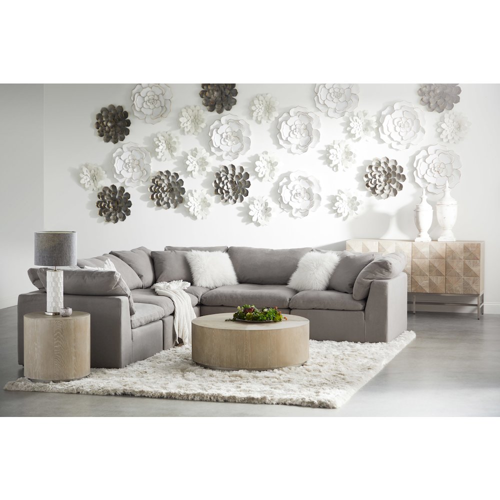 Stitch & Hand - Upholstery Transitional Sky Modular Corner Chair