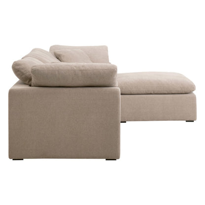 Stitch & Hand - Upholstery Transitional Sky Modular Ottoman