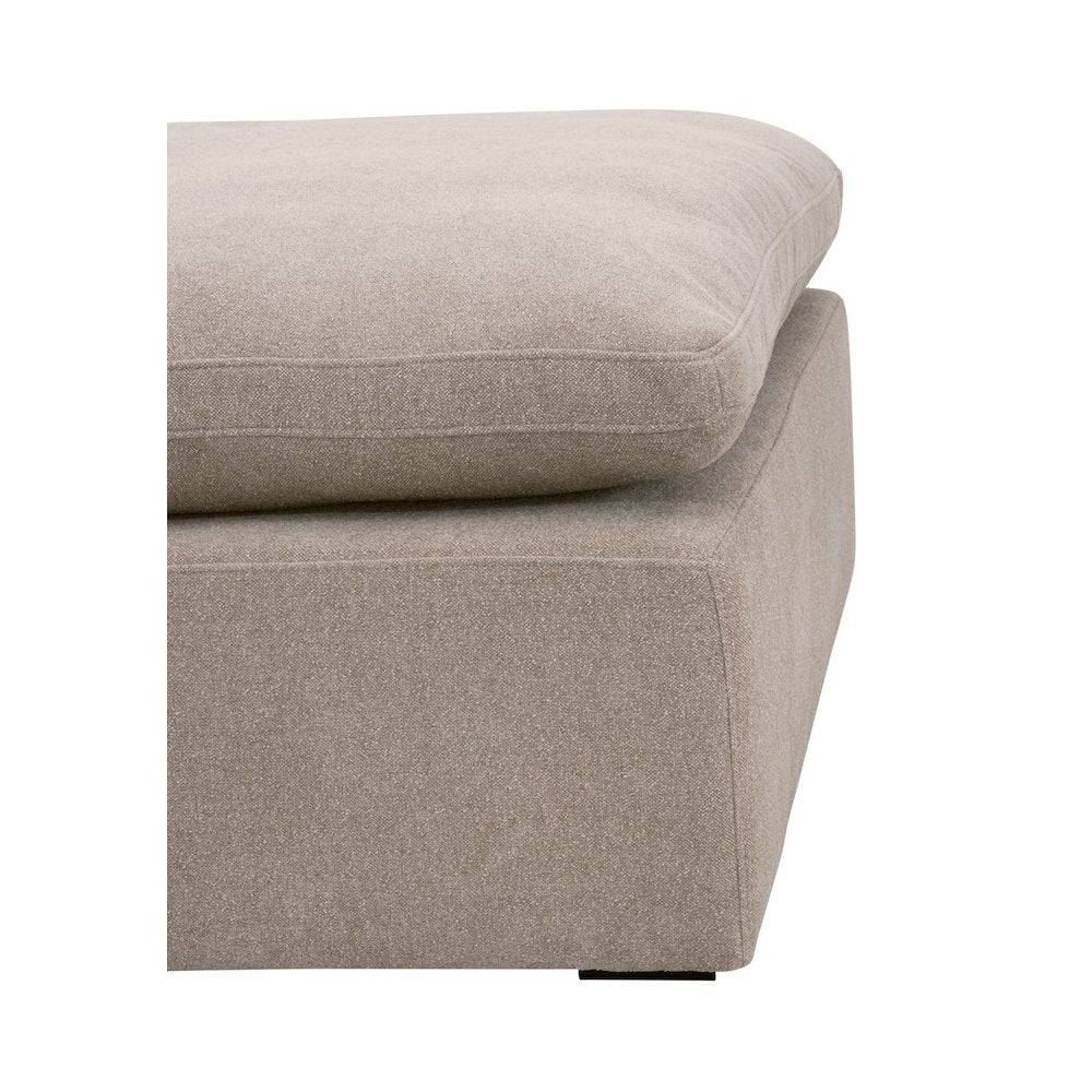 Stitch & Hand - Upholstery Transitional Sky Modular Ottoman