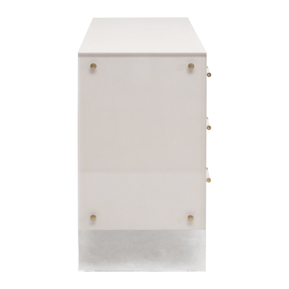 Traditions Transitional Sonia Shagreen 6-Drawer Double Dresser