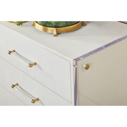 Traditions Transitional Sonia Shagreen 6-Drawer Double Dresser