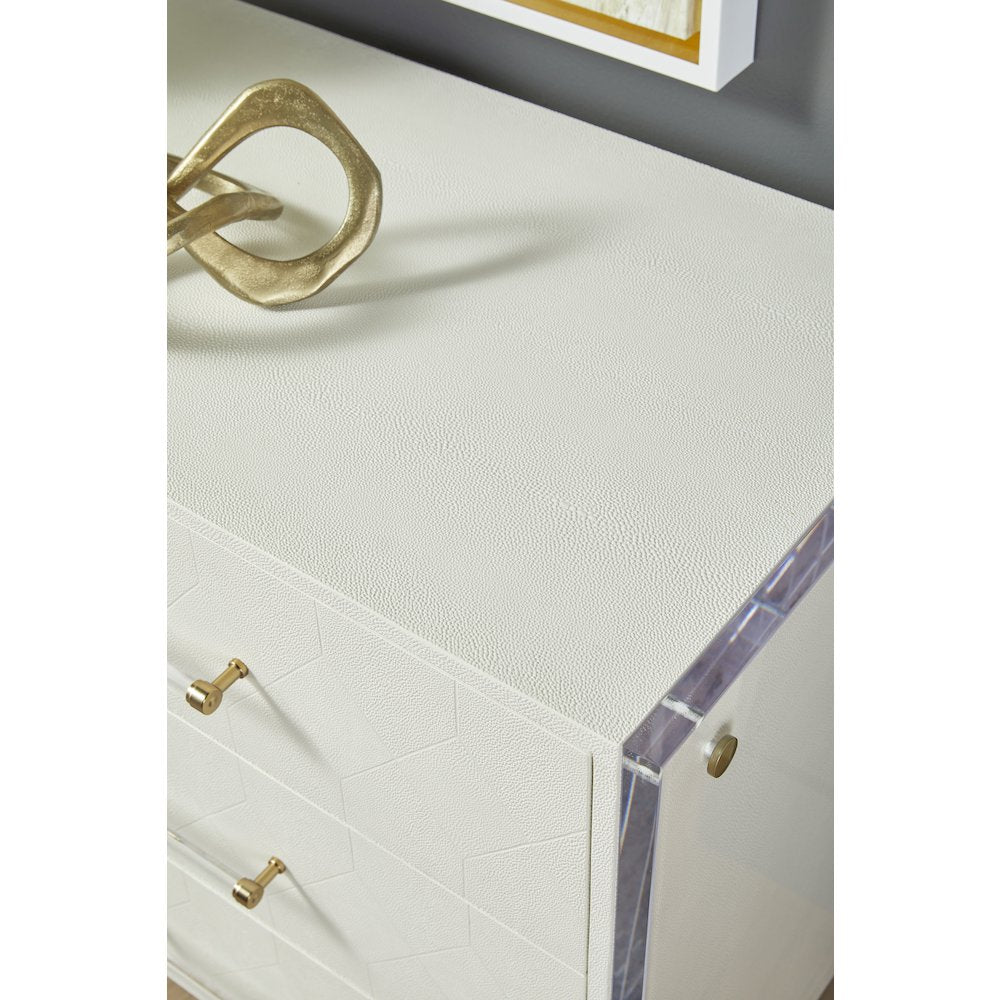 Traditions Transitional Sonia Shagreen 6-Drawer Double Dresser