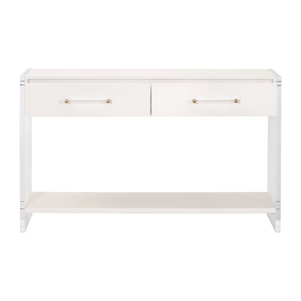 Traditions Transitional Sonia Shagreen Console Table