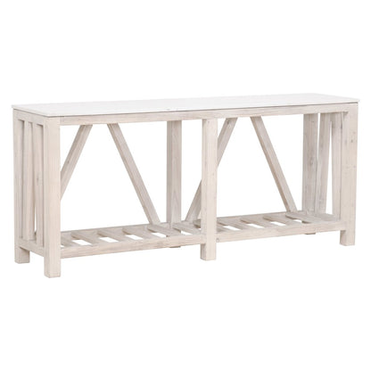 Bella Antique Transitional Spruce Console Table