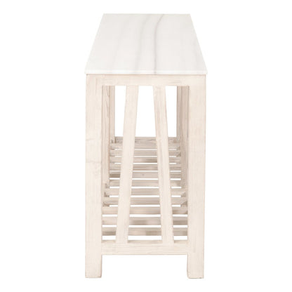Bella Antique Transitional Spruce Console Table