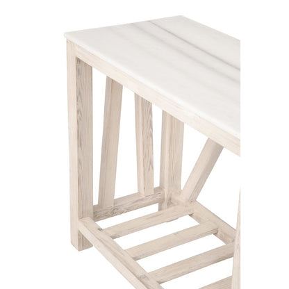 Bella Antique Transitional Spruce Console Table