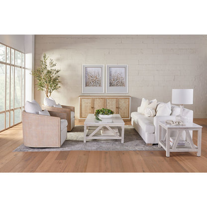 Bella Antique Transitional Spruce End Table