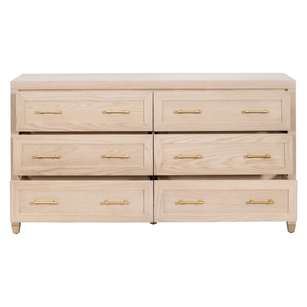 Traditions Transitional Stella 6-Drawer Double Dresser