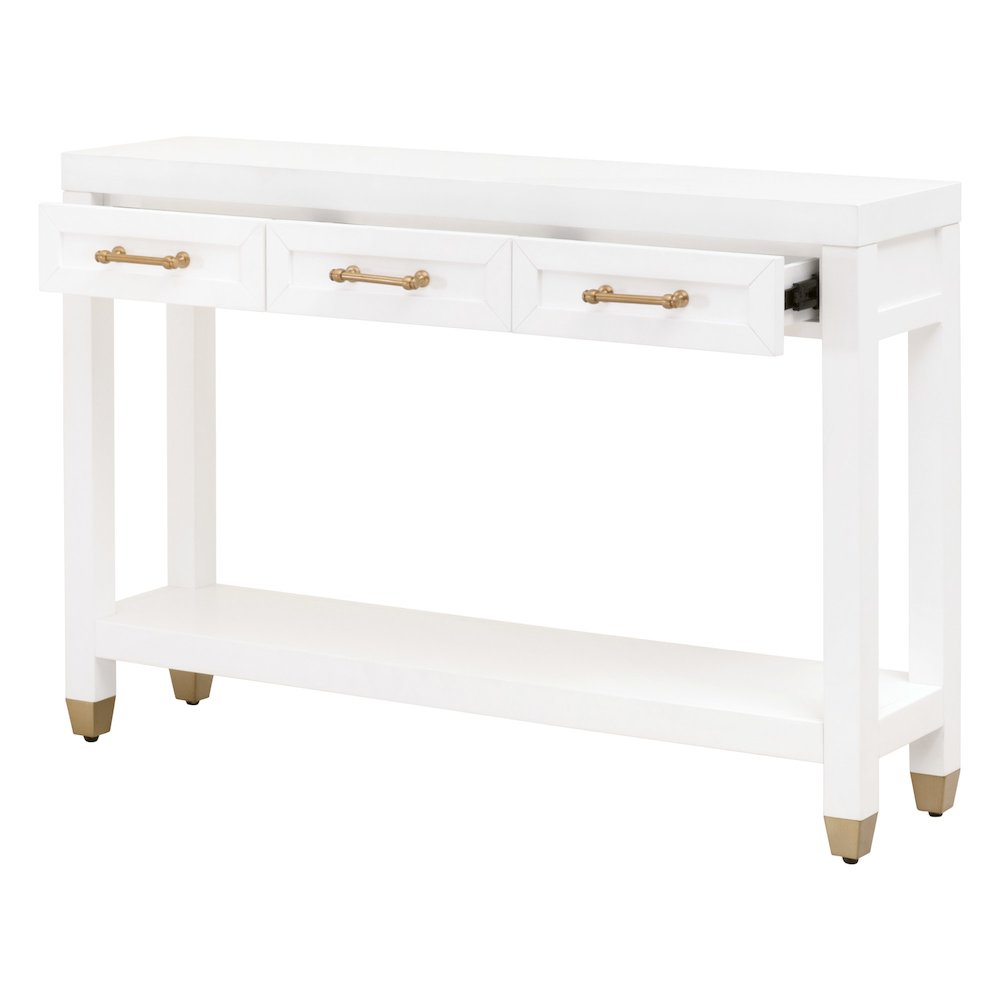 Traditions Transitional Stella Narrow Console Table