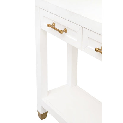 Traditions Transitional Stella Narrow Console Table
