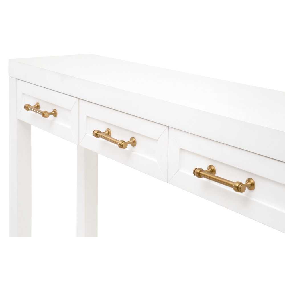 Traditions Transitional Stella Narrow Console Table