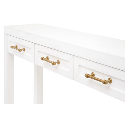 Traditions Transitional Stella Narrow Console Table