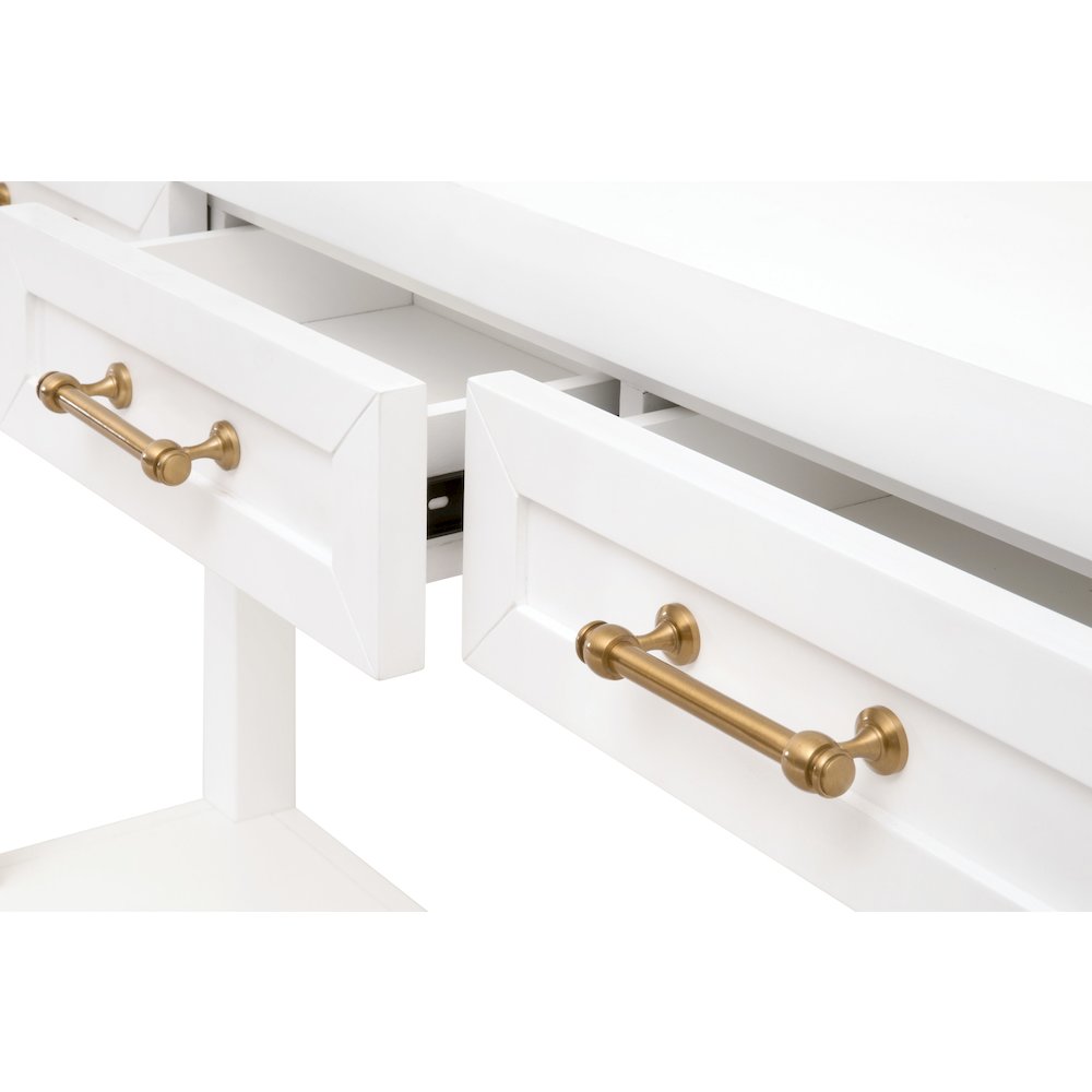 Traditions Transitional Stella Narrow Console Table