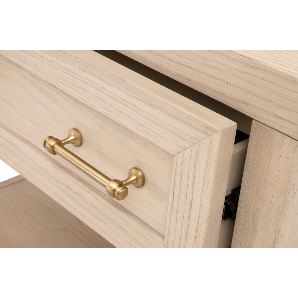 Traditions Transitional Stella 1-Drawer Nightstand