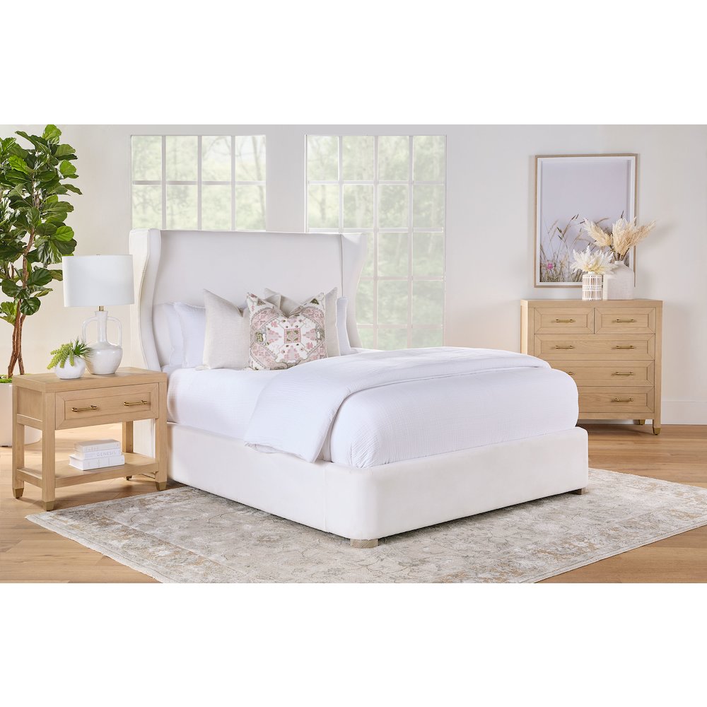 Traditions Transitional Stella 1-Drawer Nightstand