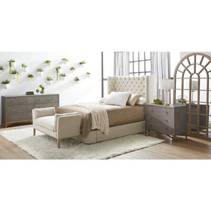 Traditions Transitional Strand Shagreen 6-Drawer Double Dresser