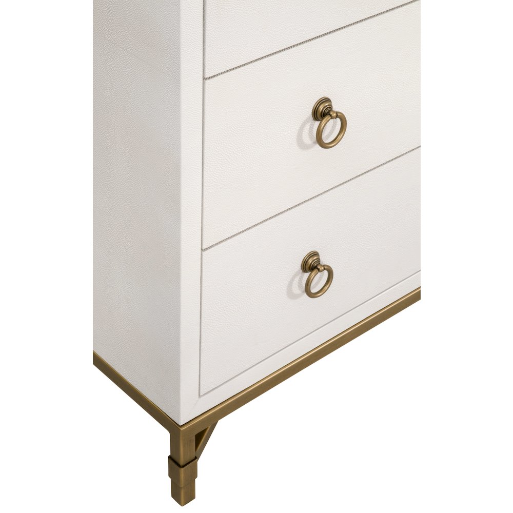Traditions Transitional Strand Shagreen 6-Drawer Double Dresser