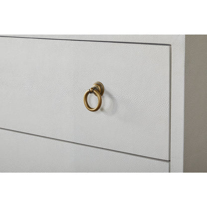 Traditions Transitional Strand Shagreen 6-Drawer Double Dresser