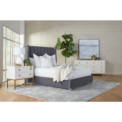 Traditions Transitional Strand Shagreen 6-Drawer Double Dresser