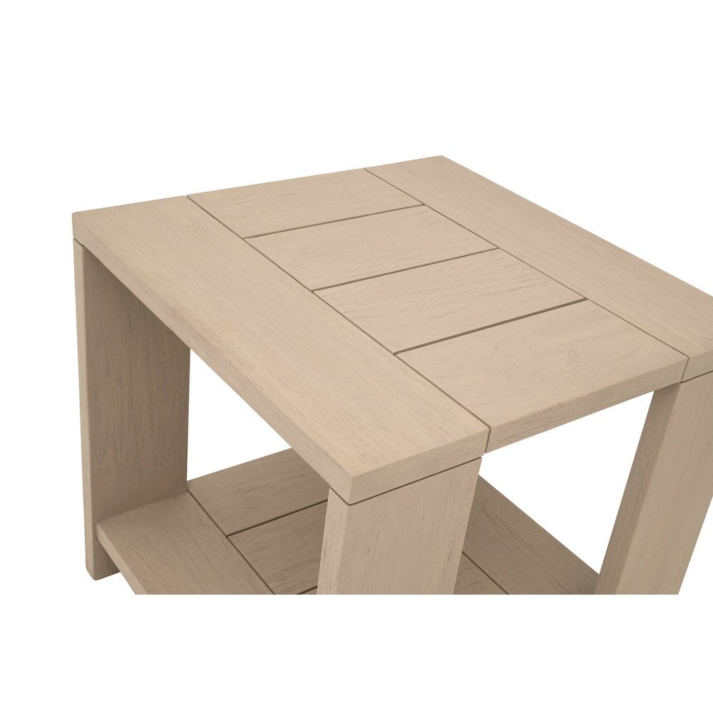 Woven - Outdoor  Transitional Sur Outdoor End Table