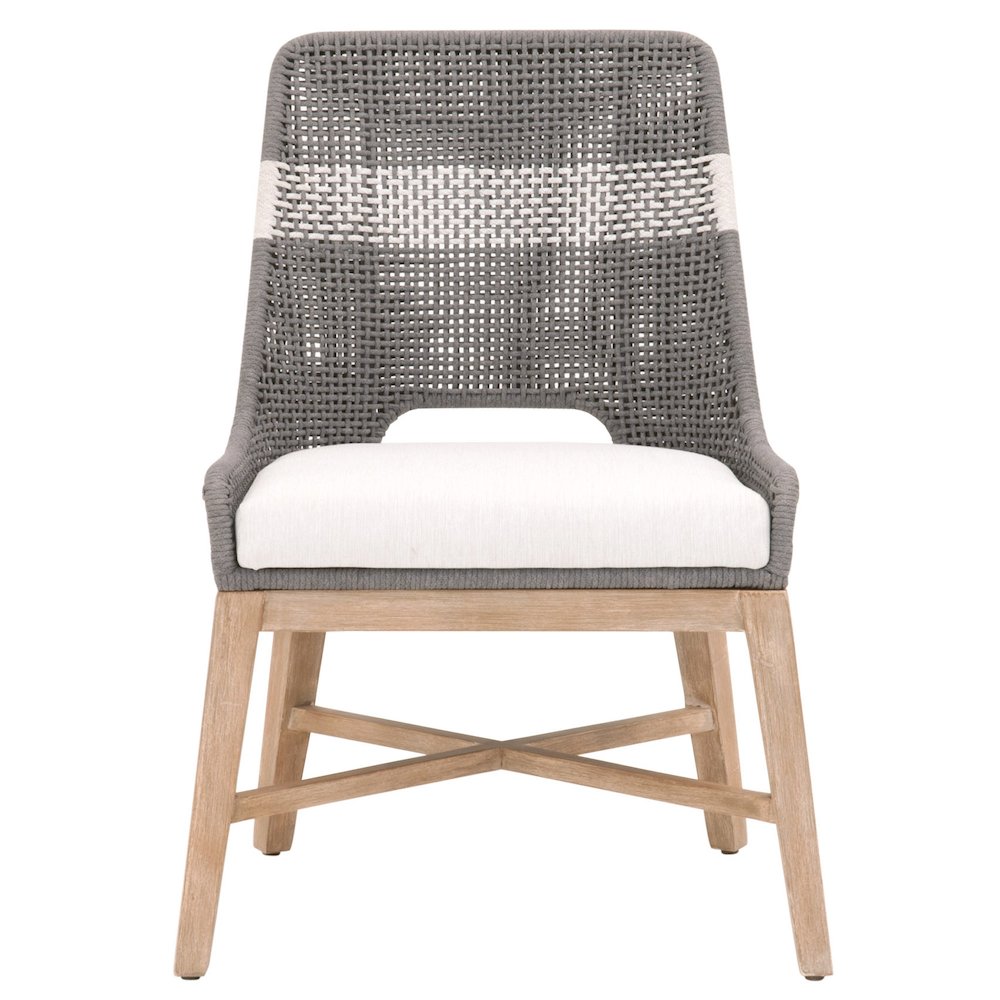 Woven Transitional Tapestry Dining Chair, Set of 2