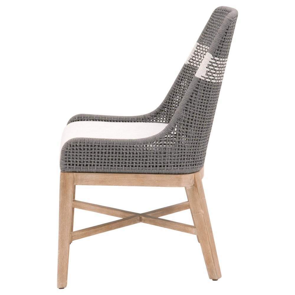 Woven Transitional Tapestry Dining Chair, Set of 2