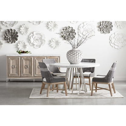 Woven Transitional Tapestry Dining Chair, Set of 2