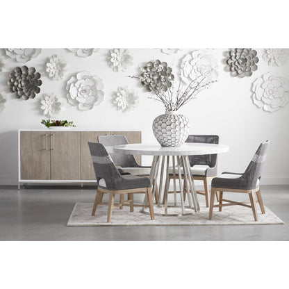 Woven Transitional Tapestry Dining Chair, Set of 2