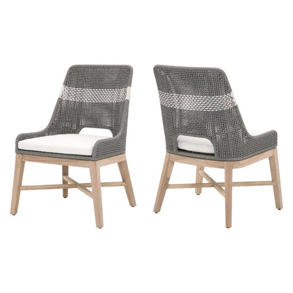 Woven Transitional Tapestry Dining Chair, Set of 2