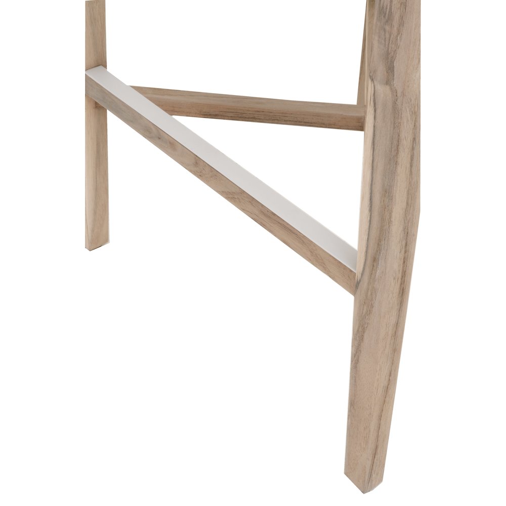 Woven - Outdoor  Transitional Tapestry Outdoor Barstool