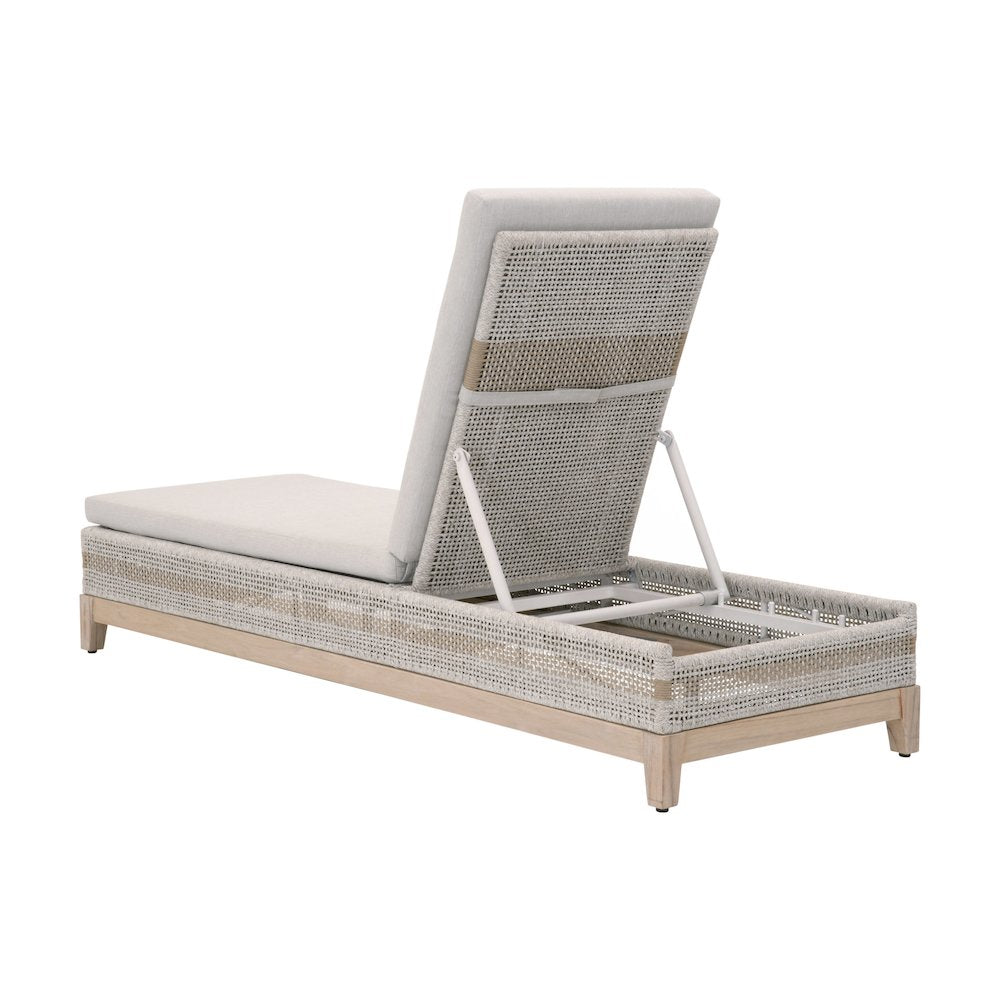 Woven - Outdoor  Transitional Tapestry Outdoor Chaise Lounge