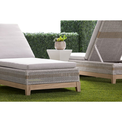 Woven - Outdoor  Transitional Tapestry Outdoor Chaise Lounge