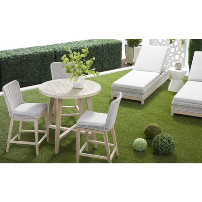 Woven - Outdoor  Transitional Tapestry Outdoor Chaise Lounge