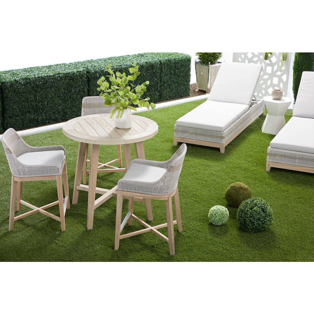 Woven - Outdoor  Transitional Tapestry Outdoor Chaise Lounge