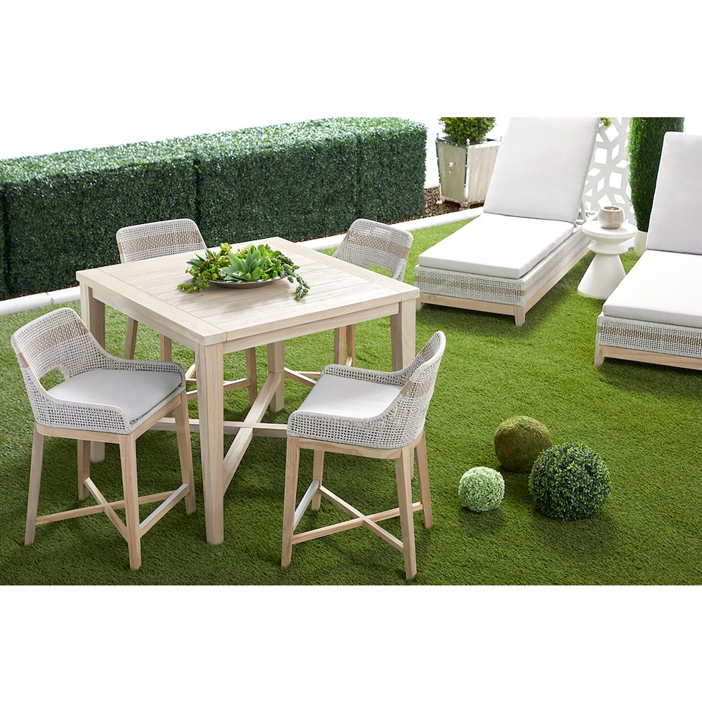 Woven - Outdoor  Transitional Tapestry Outdoor Chaise Lounge