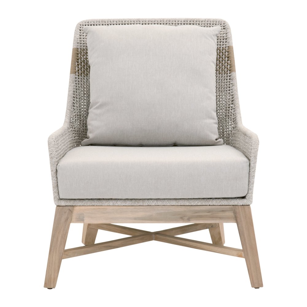 Woven - Outdoor  Transitional Tapestry Outdoor Club Chair